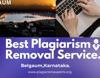 Best Plagiarism Removal Company in Belgaum