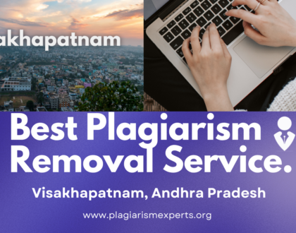 Best Plagiarism Removal Company in Visakhapatnam