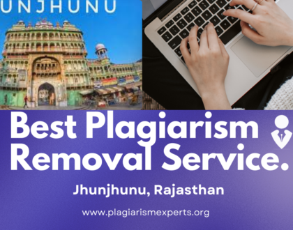 Best Plagiarism Removal Company in Jhunjhunu
